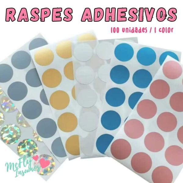 Raspe adhesivo / 100 unid
