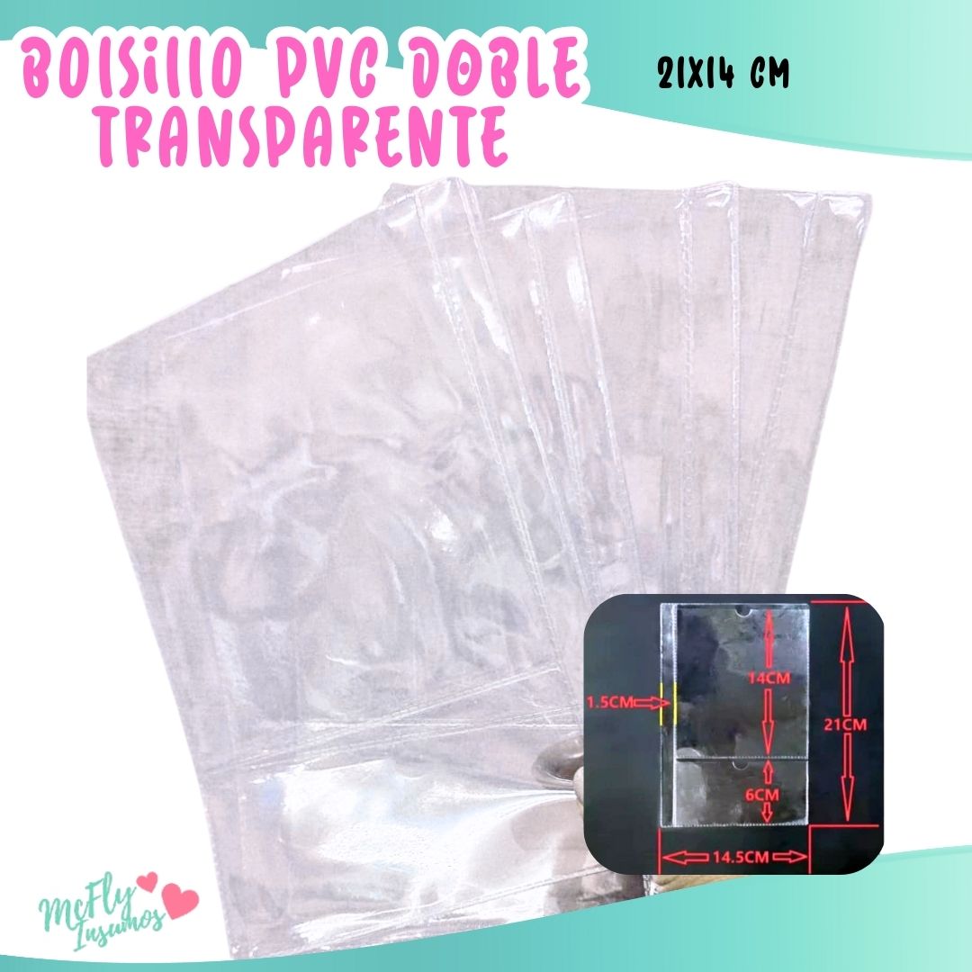 Bolsillo PVC DOBLE / A5