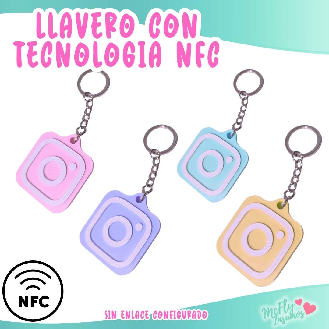 llavero NFC / Logo Instagram