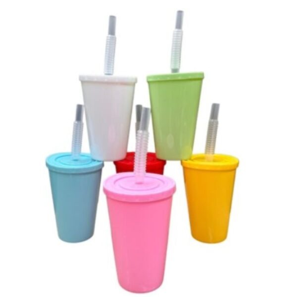 Vaso pastel x Docena / MIX COLORES 350 ML