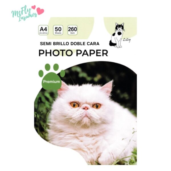 Fotografico DOBLE CARA SEMI BRILLO 260 gr